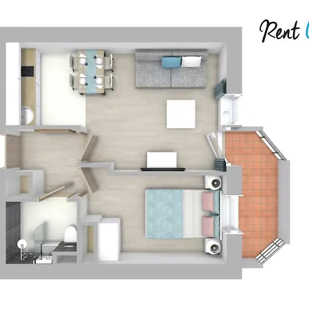 Appartement Rent Like - śniadeckich 17a
